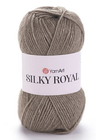 Пряжа Silky Royal-442 темний беж