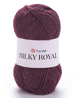 Пряжа Silky Royal-444 бордо