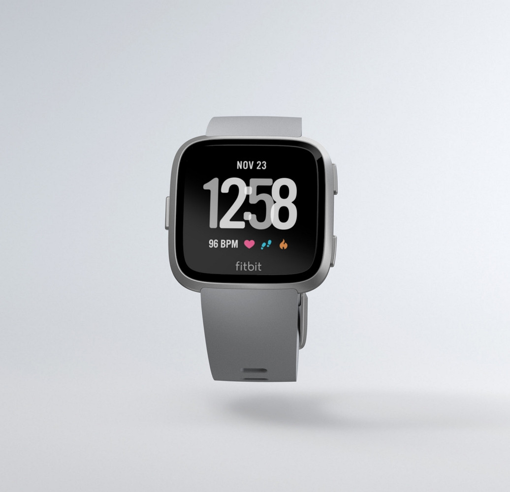 Смартгодинник Fitbit Versa Gray / Silver Aluminum (FB505SRGY)