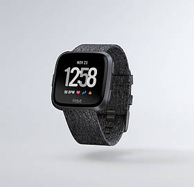 Смарт-годинник FitBit Versa Special Edition Charcoal Woven (FB505BKGY)