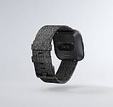 Смарт-годинник FitBit Versa Special Edition Charcoal Woven (FB505BKGY), фото 5