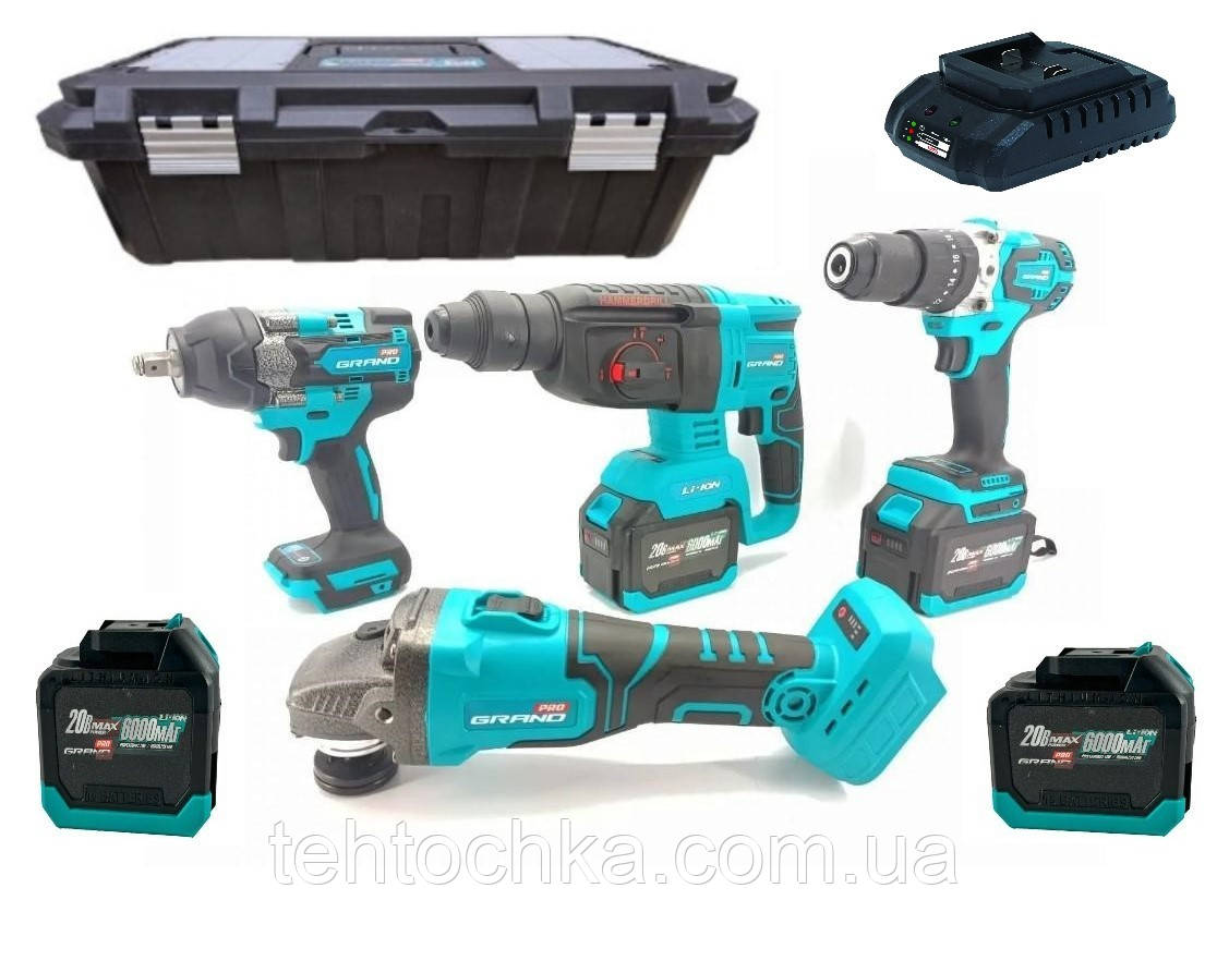 Набір акумуляторних інструментів Grand No4