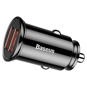 Адаптер USB у прикурювач швидко заряджання 30 Вт Baseus (CCALL-YD01)