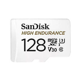 Картка пам'яті 128 ГБ microSDXHC U3 V30 SanDisk High Endurance SDSQQNR-128G-GN6IA