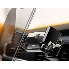 Тримач для телефона в авто BASEUS Robot Air Vent Car Mount Black
