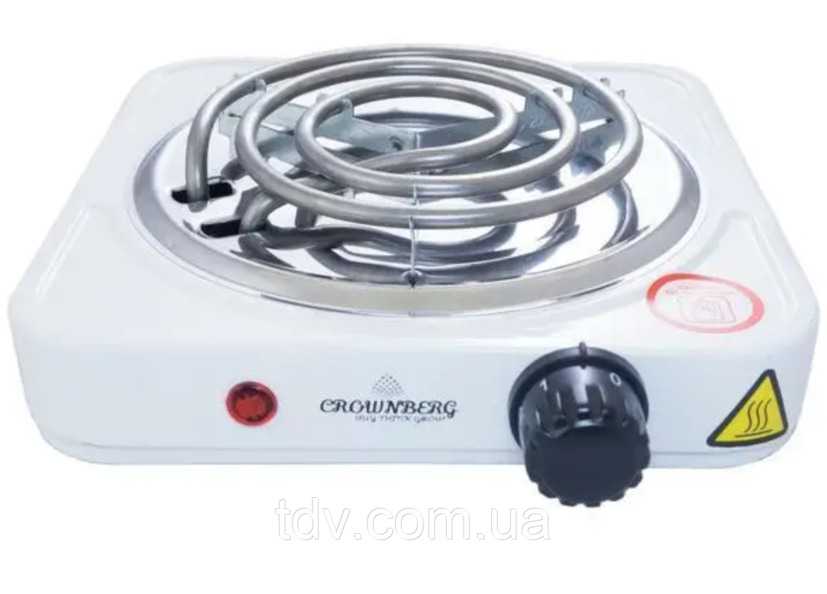 Електроплита CROWNBERG СВ-3740 1000W спіральна