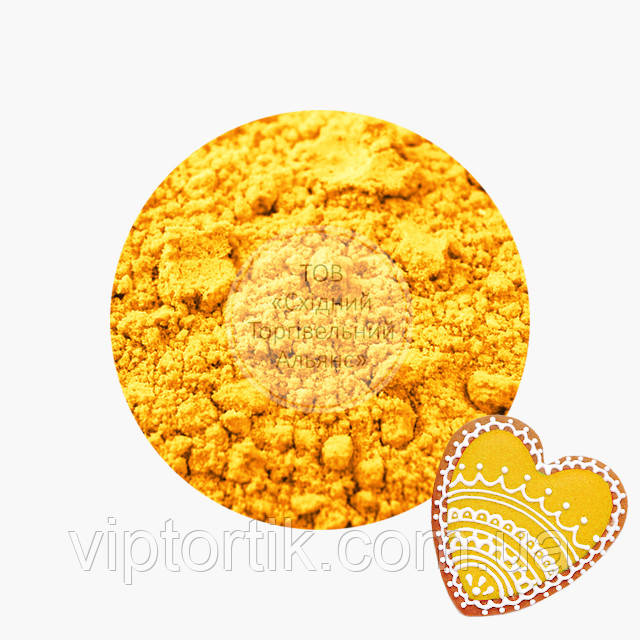 Суха суміш для айсингу — Жовтогаряча — 100 г, фото 1