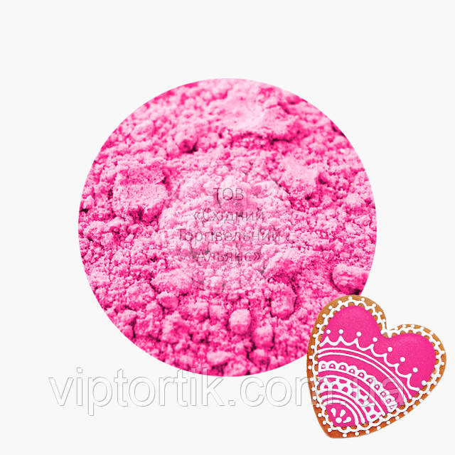 Суха суміш для айсингу — Рожева — 100 г, фото 1