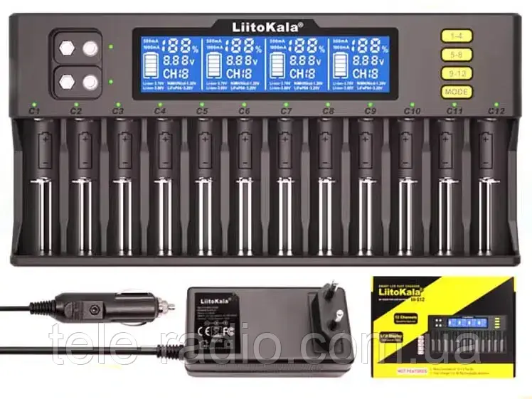 Зарядний пристрій LiitoKala Lii-S12 EU
