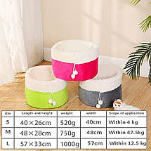 Лежанка (лежак, спальне місце) для тварин кішок і собак 63Х35, фото 3