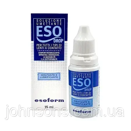 Краплі для очей ESODROP Esoform 15 мл| Зволожуючі очні краплі ESODROP| Краплі для зволоження очей ESODROP| Краплі з гіалуроновою|, фото 1