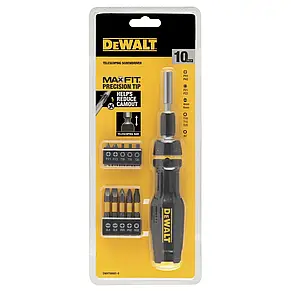 Викрутка — набір FULL FIT Telescoping, зі змінними бітами, 10 бітами DeWALT DWHT68001-0, фото 5