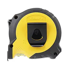 Рулетка вимірювальна CONTROL-LOCK завдовжки 10 м, завширшки 25 мм, у прогумованому корпусі, двосторонній шкалай, фото 4