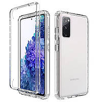 Силіконовий чохол для Samsung Galaxy S20 Plus - Прозорий (із заглушками)