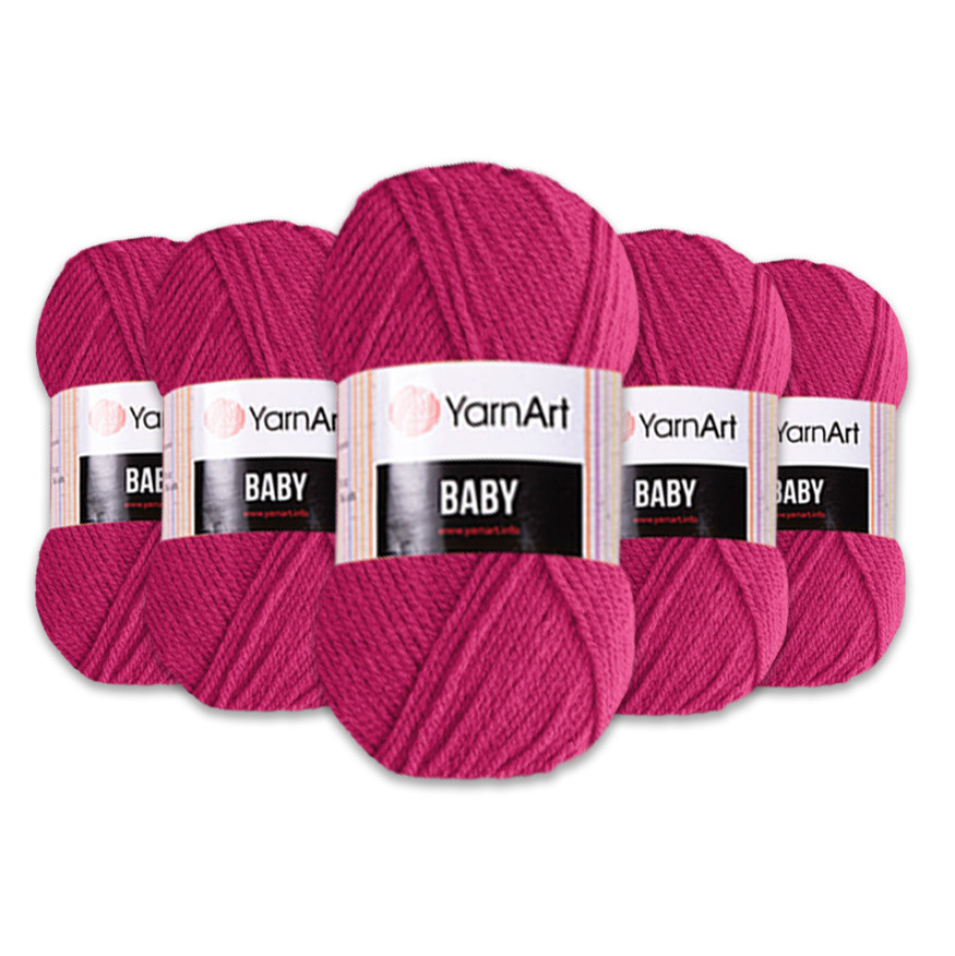 Упаковка YarnArt Baby, Азалія No8041, 5 шт.