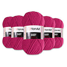 Упаковка YarnArt Baby, Азалія No8041, 5 шт.