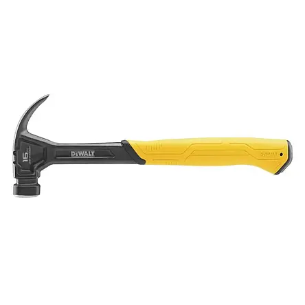 Молоток CURVE-CLAW, суцільнометалевий, вага головки 454 г DeWALT DWHT51002-0, фото 1