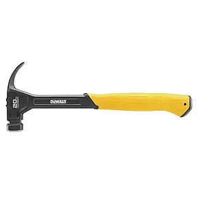 Молоток CURVE-CLAW, суцільнометалевий, вага головки 567 г DeWALT DWHT51009-0, фото 1