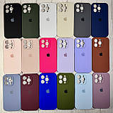 Чохол Silicone Case для iphone 16+ Plus на АйФОН 16+ ПЛЮС силіконовий закритий низ і камера КОЛІР НА ВИБІР, фото 5