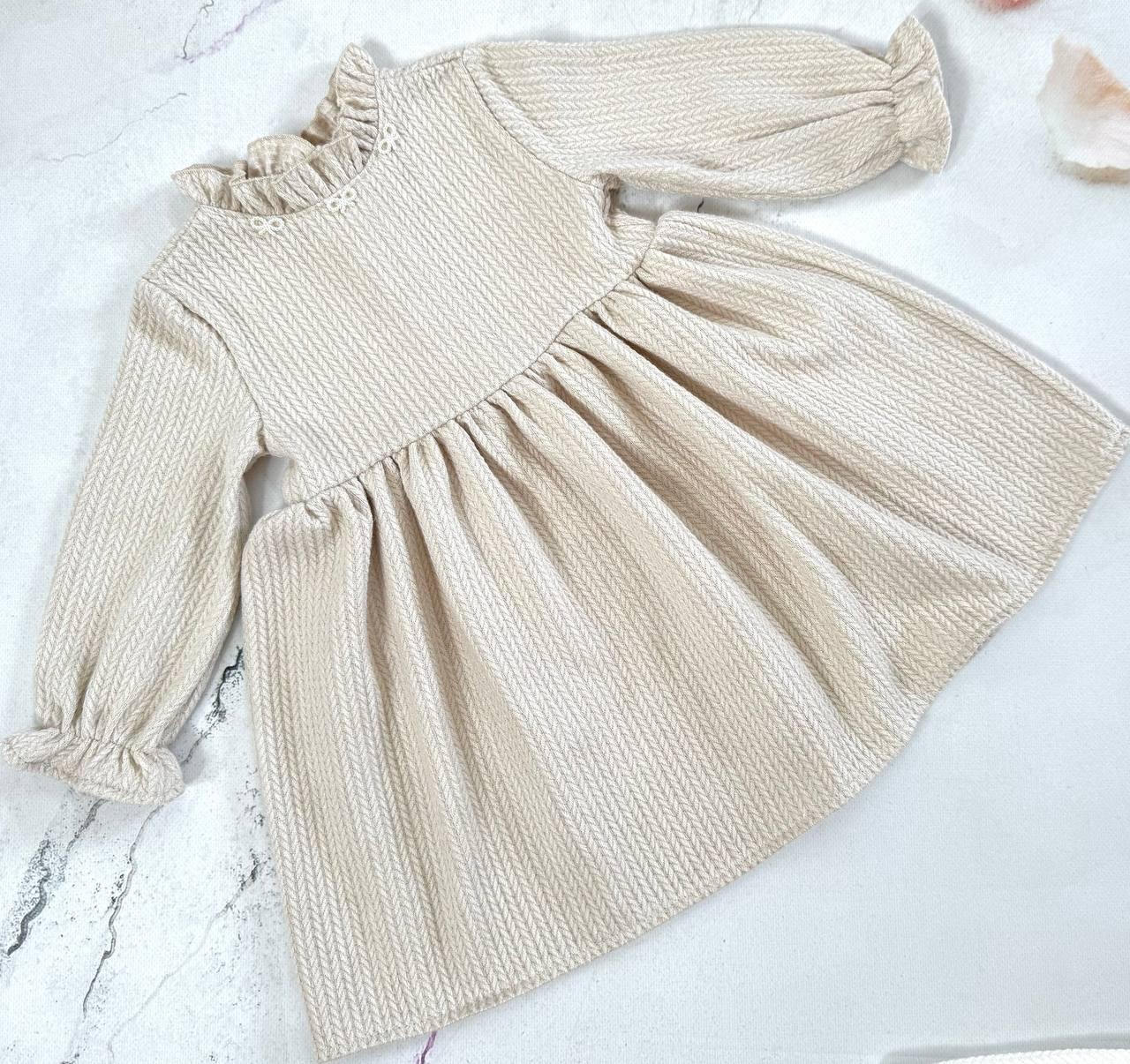 Сукня для дівчинки тепла Крісті, розміри 92-116