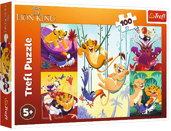 Пазлі Trefl 100ел. Хорорій Король Лев No16478