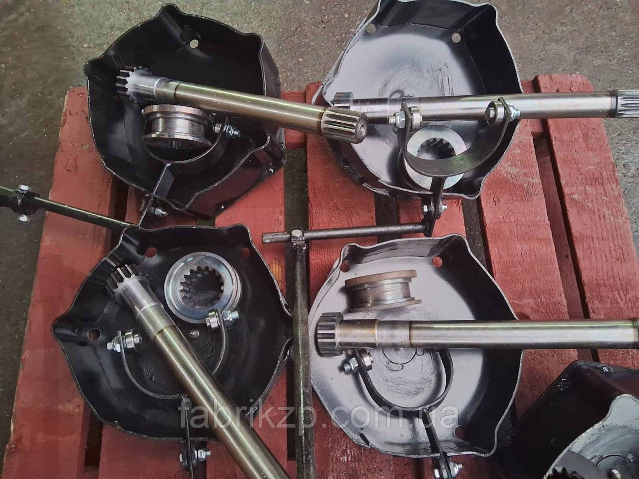 Блокування механічне МТЗ 70-2409030-Б-СБ кришка діафрагми у зборі з валом і важілем, фото 1