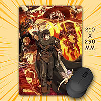Килимок для миші 210x290 мм Berserk 018