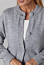В'язана кофта на ґудзиках приталеного силуету тепла (р. 42-46) 14sv3415, фото 6