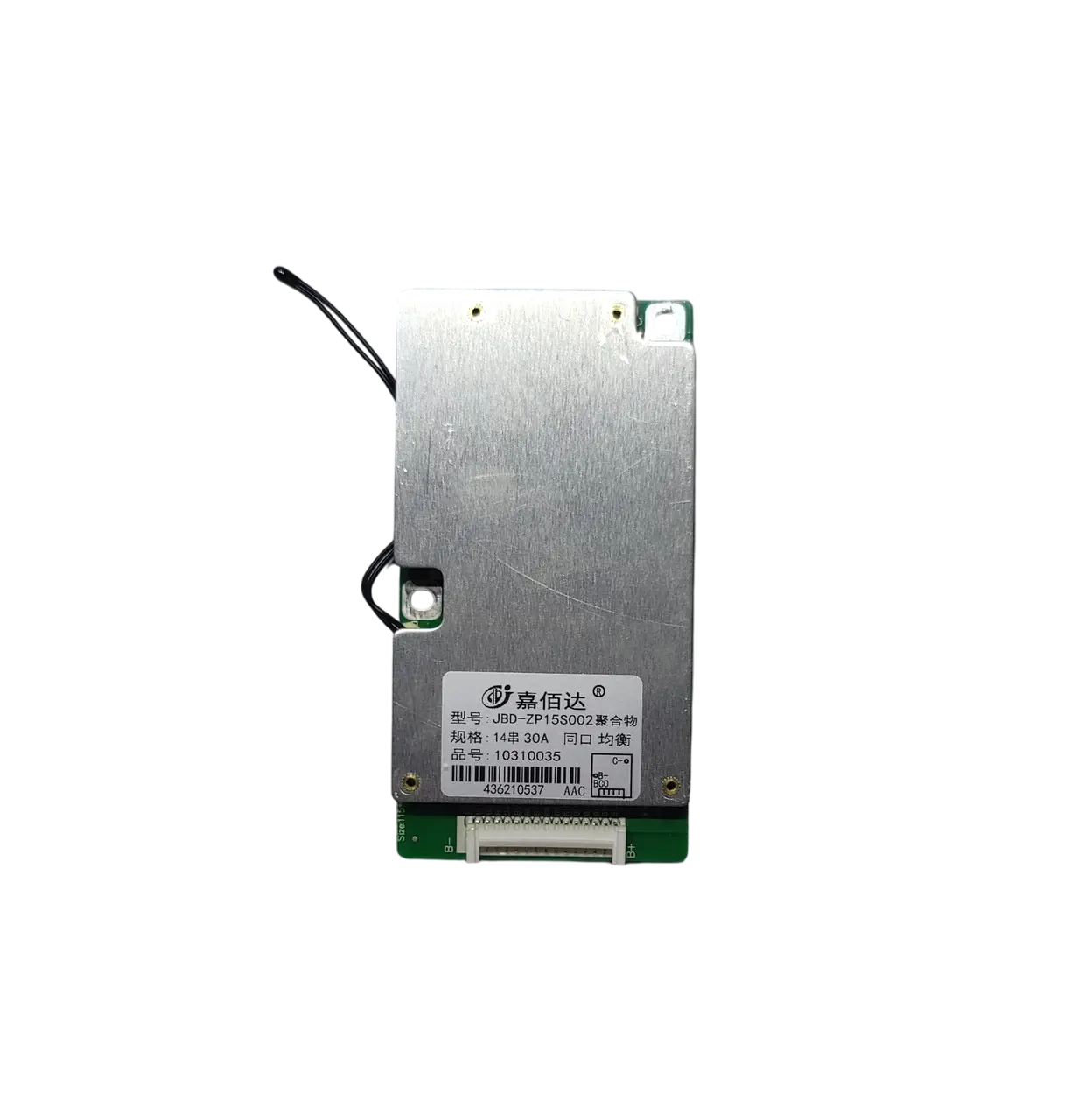 Контролер BMS 14S 52V 30A JBD li-ion Li-Po/ з датчиком температури