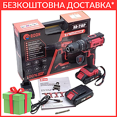 Акумуляторний шурупокрут Edon AD-21AP