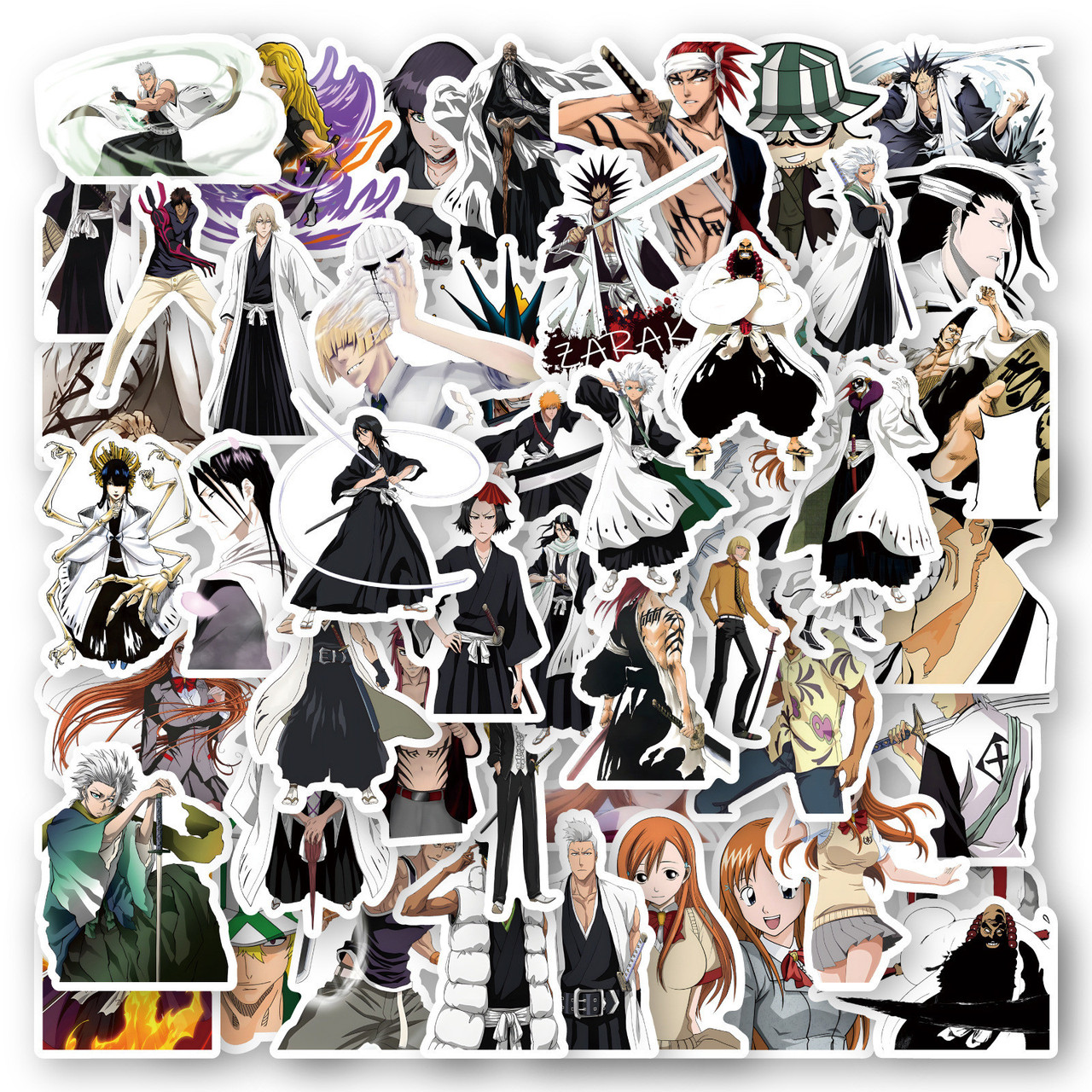 Стікерпак Бліч набір наклейок GeekLand Bleach 50 штук