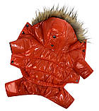 Комбінезон зимовий для собак Dogs Bomba, помаранчевий, № 2, фото 3