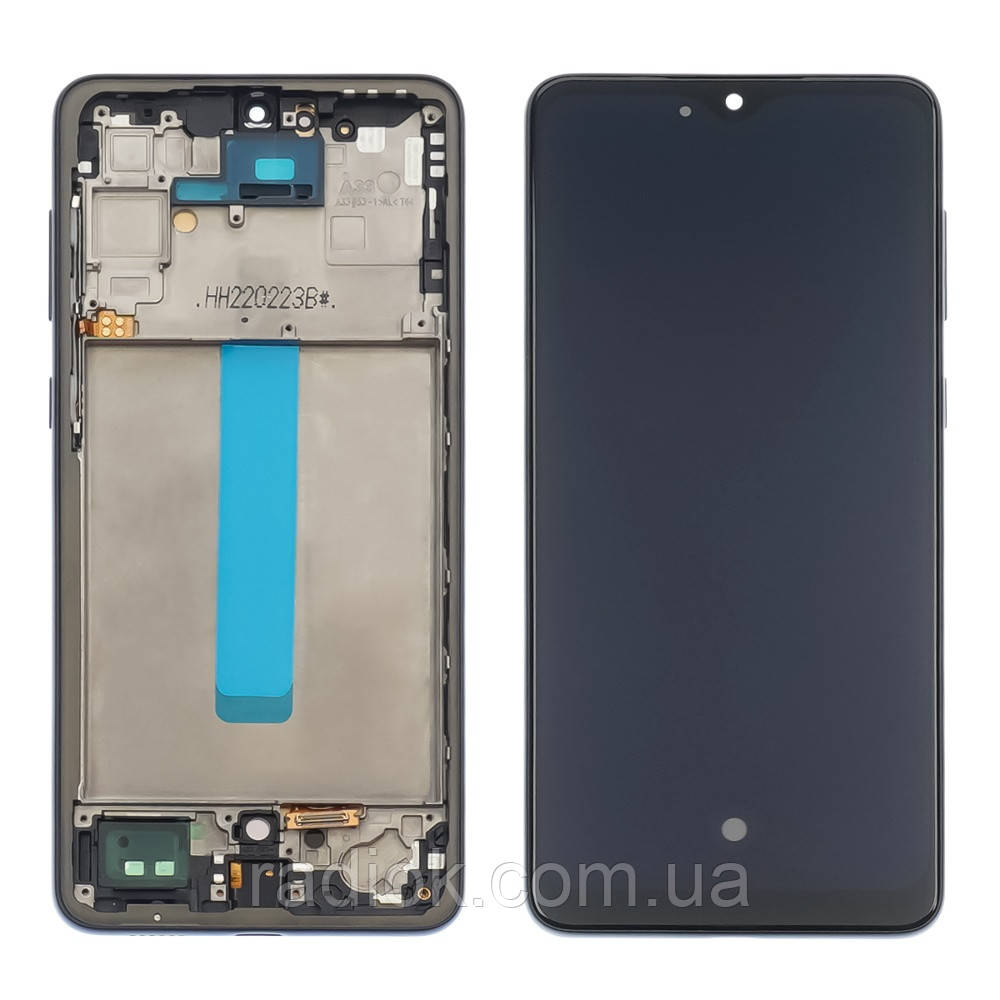 Дисплей для Samsung A336 Galaxy A33 (2022) з чорним тачскрином і чорною корпусною рамкою OLED