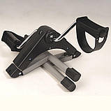 Міні велотренажер механічний домашній тренування ніг рук Педальний тренажер з РК дисплеєм для дому, фото 4