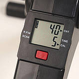 Міні велотренажер механічний домашній тренування ніг рук Педальний тренажер з РК дисплеєм для дому, фото 7