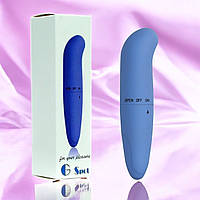 Мини-вибратор для точки G Mini G Spot Blue Boss Series синий компактный стимулятор для женщин