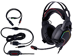 Комп'ютерна аудіо гарнітура Tracer GAMEZONE Raptor V2 RGB (TRASLU46464)