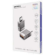 OTG адаптер USB 3.1 на Type-C PROOVE Gaming Matrix 10Gb/s 120W (сірий), фото 2