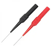 Набір голок для щупів мультиметра (пара червоний+чорний)