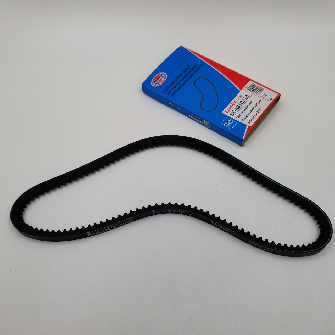 Ремінь генератора ВАЗ 2108, Таврія (10х713 зубів) EuroEx Угорщина