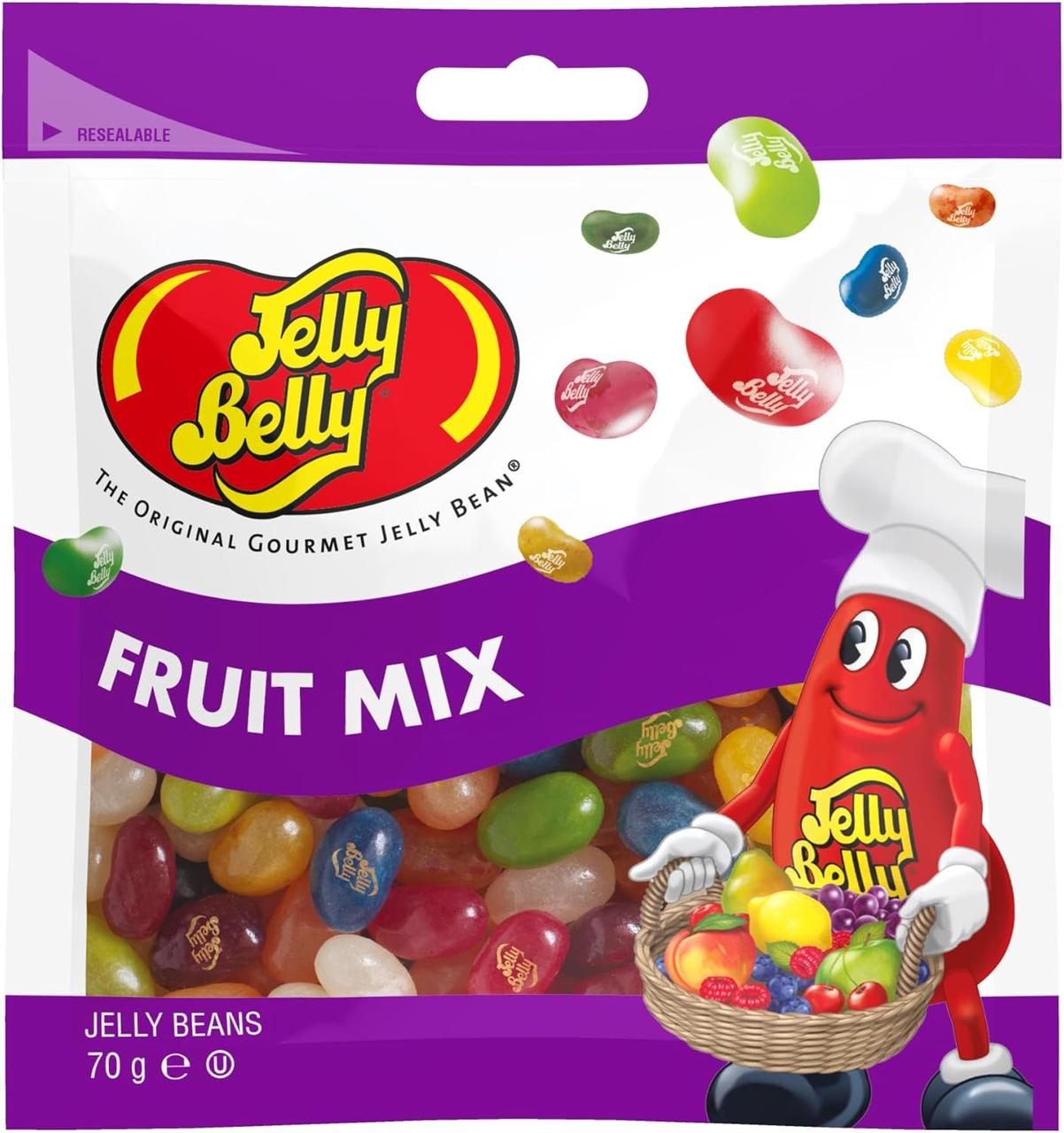 Драже Jelly Belly Jelly Beans Fruit Mix 70г, фото 1