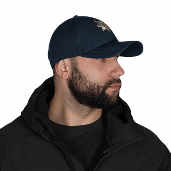 Бейсболка тактична для поліції Police Soft Shell Dark Blue темно-синя, фото 1