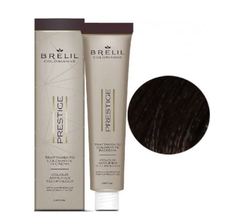 Brelil Colorianne Prestige Фарба для волосся 5/43 - Світло-каштановий пряниковий, 100 мл