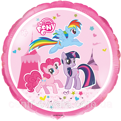 Фольгована кулька Flexmetal 18"(45 см) Коло "My Little Pony | "Мій маленький поні"