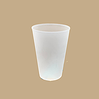 Стакан Тірапласт ø86 мм 121 мм 0,43 л, прозорий