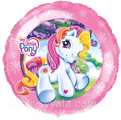 Фольгована кулька Flexmetal 18"(45 см) Коло "My Little Pony | "Мій маленький поні" принцеса Селестія