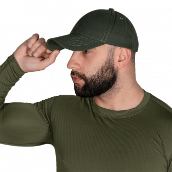 Бейсболка тактична New Fix Canvas Dark Olive, фото 1
