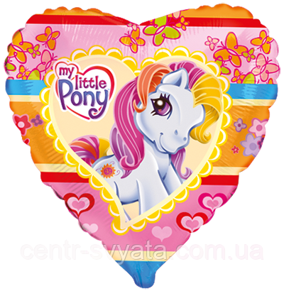 Фольгована кулька Flexmetal 18"(45 см) Серце "My Little Pony | "Мій маленький поні" принцеса Селестія