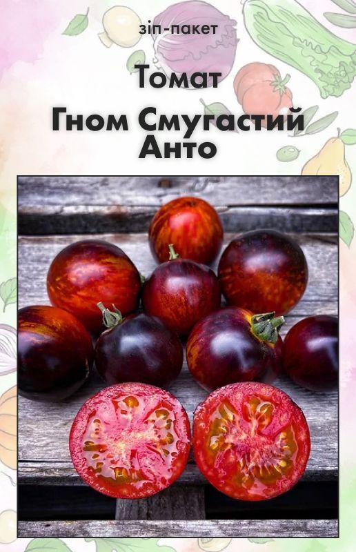 Насіння Томат Гном Смугастий Анто 15 шт (від колекціонера)