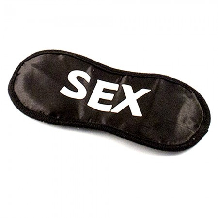 Маска для сну SEX (чорна), фото 1
